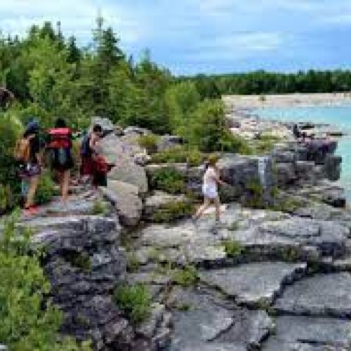 Hike The Bruce Trail and see the Grotto.