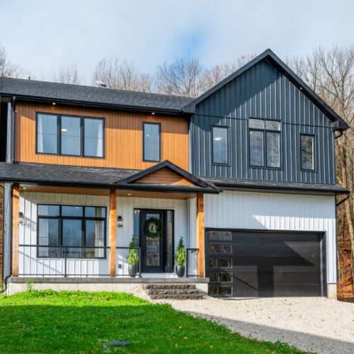 The Birchwood: This stately modern farmhouse features over 3,500 sq ft of living space to enjoy with friends and family.
