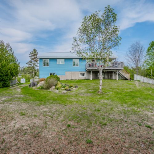 Private outdoor space with plenty of room for lawn games, stargazing, or just soaking in the tranquility of Howdenvale.