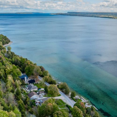 Take in the breathtaking views from your private lakeside retreat, just steps from the water.