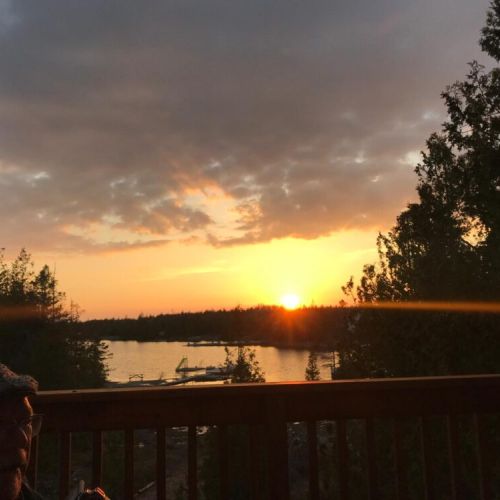 Watch unforgettable sunsets over the harbour from the deck, a perfect way to end the day at Paradise Pines.