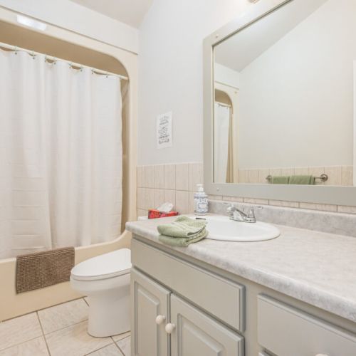 The second full bathroom.