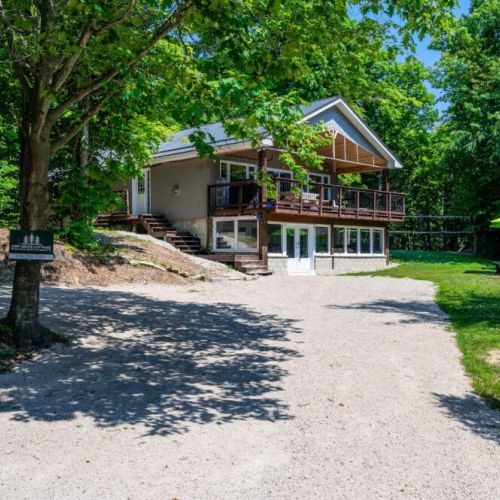 Ample parking is at the Chalet.