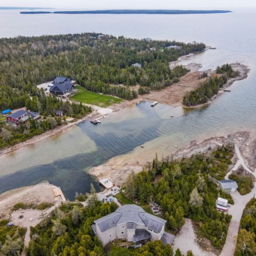 Swim right out of the inlet and into the bay!
