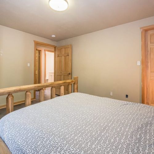 Main floor Master bedroom with plenty of closet space.