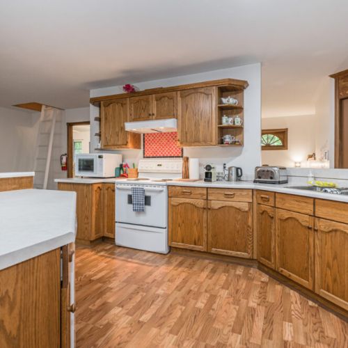 What will you make this summer? Plenty of counter space ready for use.