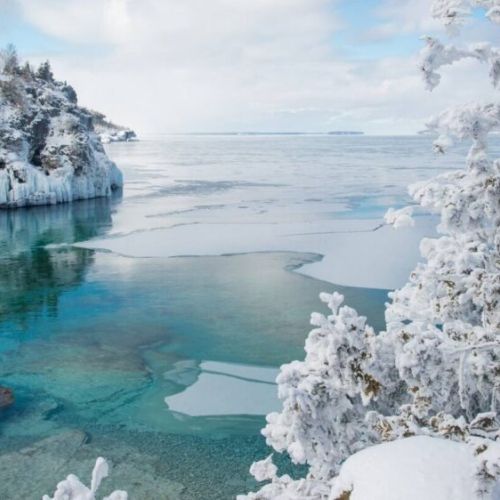 Grotto in the Winter