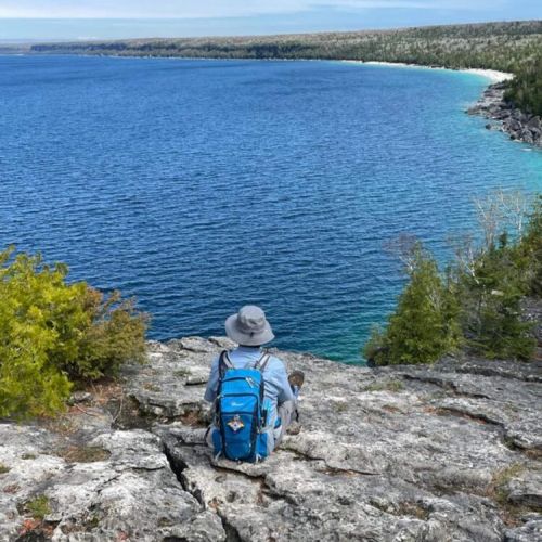 Book a private hike on the Bruce Trail with our certified Ontario Hike Leader.
