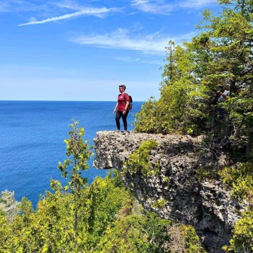 Book a private hike on the Bruce Trail with our certified Ontario Hike Leader.