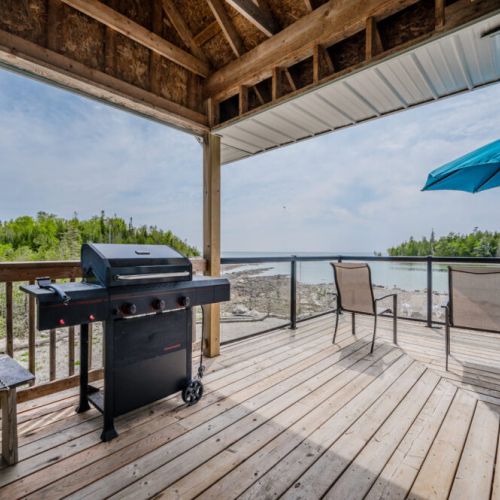 No cottage experience is complete without a cookout! Enjoy making use of the patio BBQ with supplied propane, and enjoy a meal at the outdoor dining space.