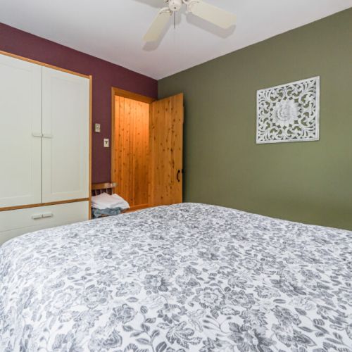 Freshly laundered linens await your arrival.