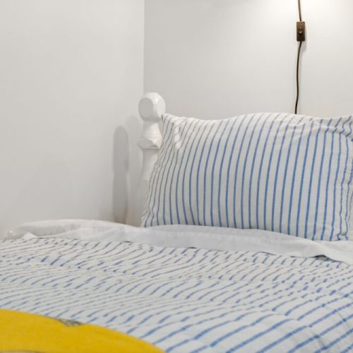 Sink into a cozy bed after a day exploring the Bruce Peninsula.