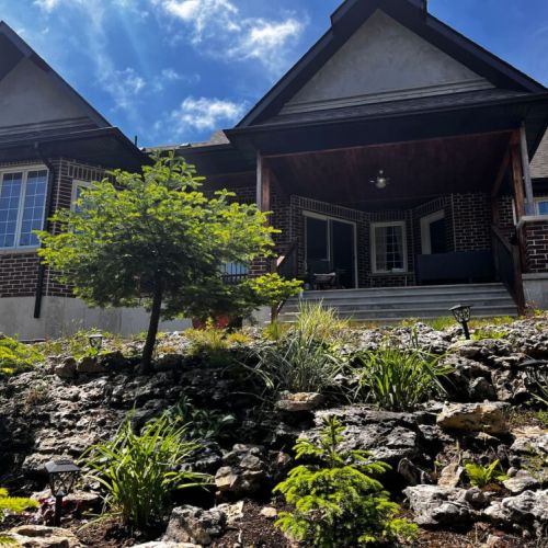 Covered front porch, perfect for morning coffee or relaxing in the shade after a day outdoors