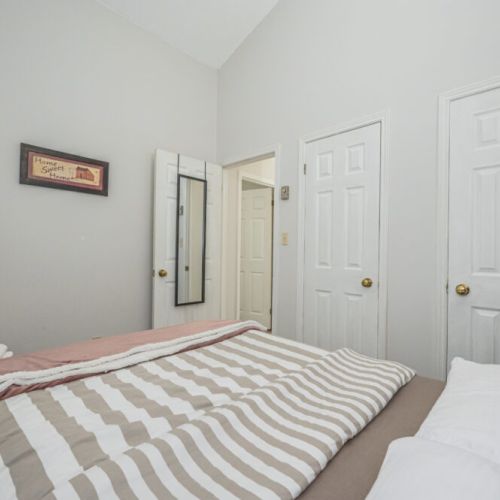 Plenty of closet space in the guest rooms.