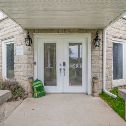 Step through the double doors and begin your vacation.
