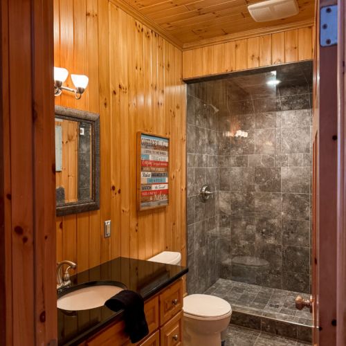 Main floor bathroom.