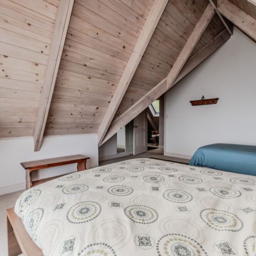 This loft space is perfect for families or groups, offering plenty of room to relax and rest after a day of adventures.