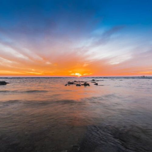 Stunning sunsets await you.