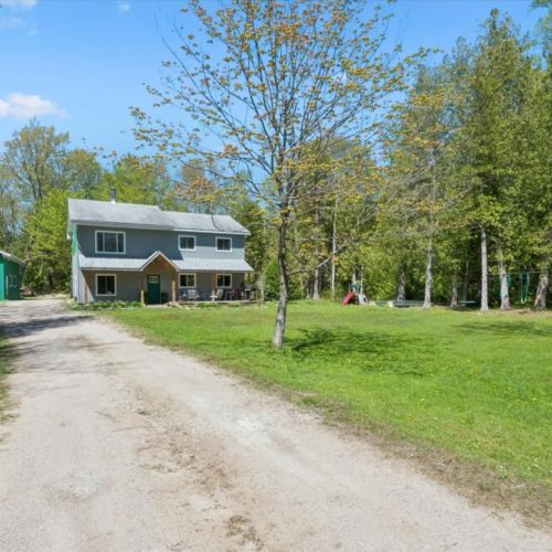 Nestled on a private, tree-lined lot with plenty of outdoor space for guests to enjoy.