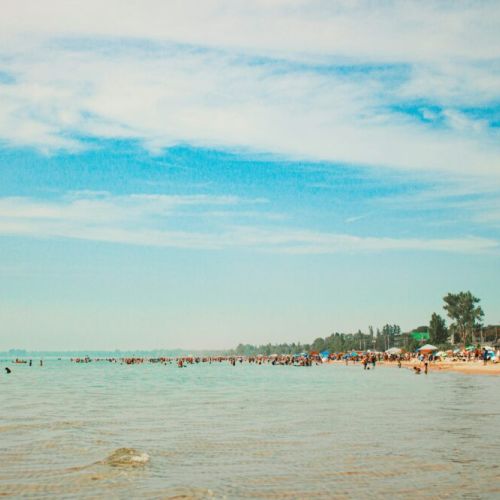 Sauble Beach in summer.