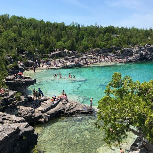 Experience the Grotto year round, just a short drive from the cottage.