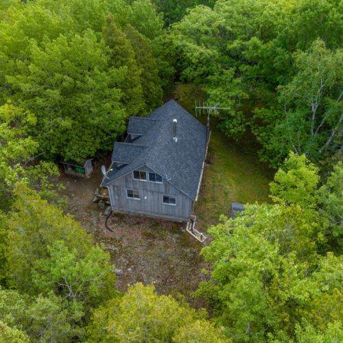 Bearfoot Lodge rests fully secluded on a private lot in the Cameron Lake - National Park Community.