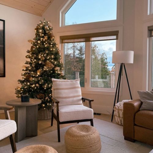 Cozy winter mornings at Driftwood, where soft light and warm textures meet lakeside serenity.