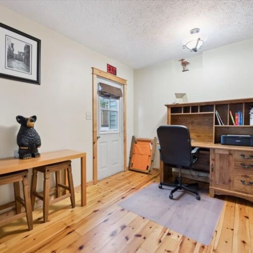 Quiet workspace nook for catching up or planning your day