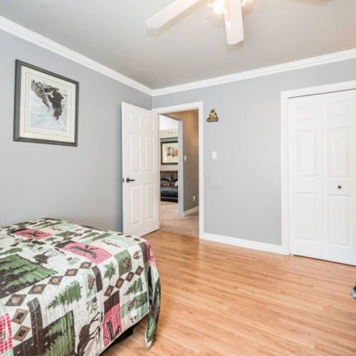 The kids room features a fun bunk bed and double day bed for Guests to use.