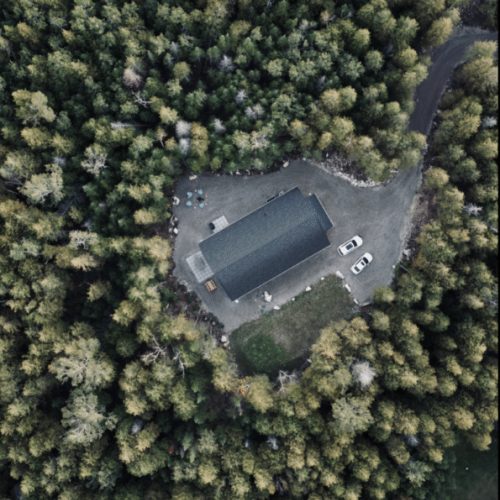 A bird's eye of the beautiful Wanderwood.