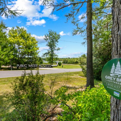 The public lake access is only a short walk from your front door.