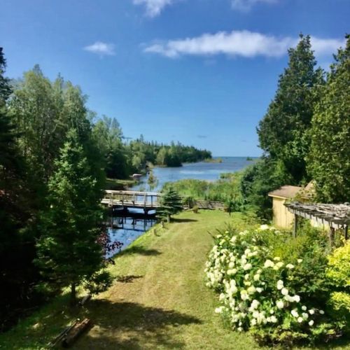 The grounds are beautiful and private.