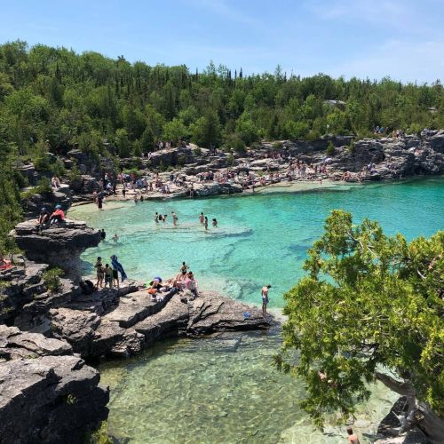 Experience the Grotto year round, just a short drive from the cottage.