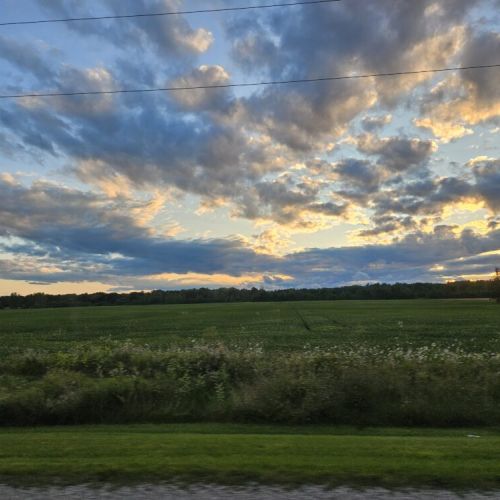 Wide skies and fresh air just a short drive from the cottage.