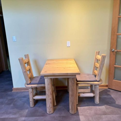 A small nook perfect for playing a board game or two or enjoying a cup of coffee.