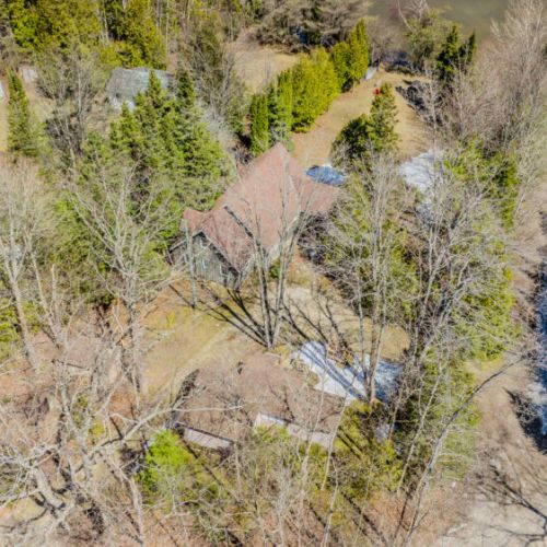 Private woodland retreat just steps from the beach. Cozy cottages nestled among towering trees offer the perfect rustic getaway for nature lovers.