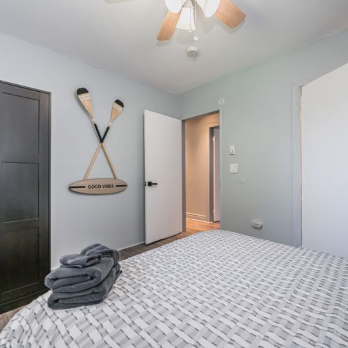Large wardrobe  perfect for storing clothes and luggage.