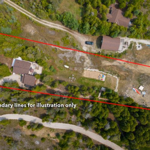 This massive lot faces south west with an outstanding view of Lake Huron. The property is very private.