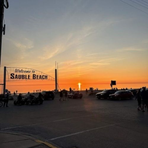 Sauble Beach: Where happiness is calling and sunsets are spectacular! Photo Take by us!