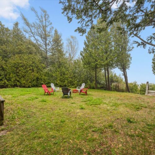 Private deck with peaceful views toward the lake—ideal for morning coffee or evening relaxation.