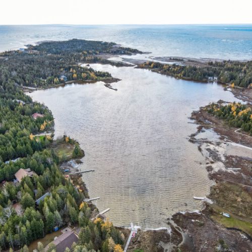 Larry's Lake from above.
