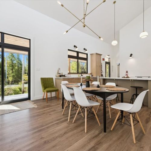 Open dining and living areas designed for gathering and making memories.