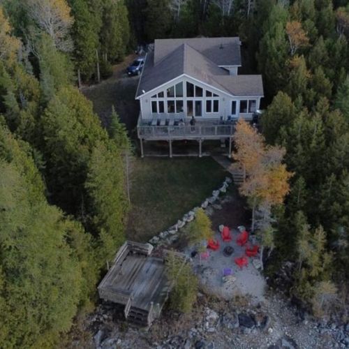 The beautiful Aida, located on the gorgeous Northern Bruce Peninsula. This is a waterfront property unlike any other.