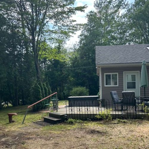 Spacious deck and backyard — perfect for outdoor dining, relaxing, and family time