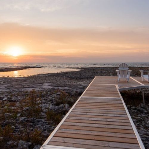 End each day with a front-row seat to Lake Huron’s spectacular sunsets.