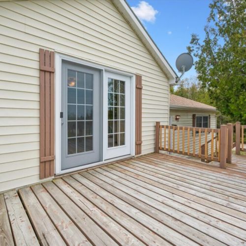 Plenty of room for outdoor dining, entertaining, or simply enjoying the tranquil cottage setting.