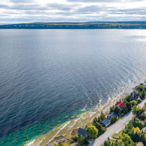An expansive view of Georgian Bay