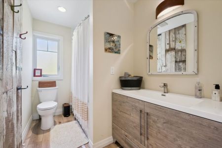 A second full bathroom provides extra convenience for families and groups, making mornings and evenings a breeze.