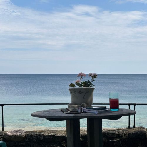 Enjoy a morning coffee or evening cocktail overlooking Georgian Bay.