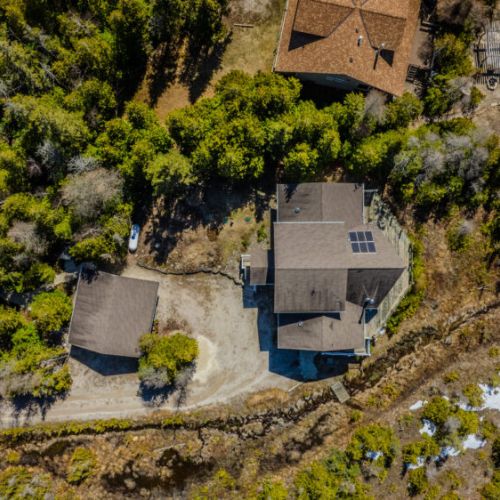 Bird’s-eye view of your private getaway on the stunning Bruce Peninsula—secluded, scenic, and steps from the water.